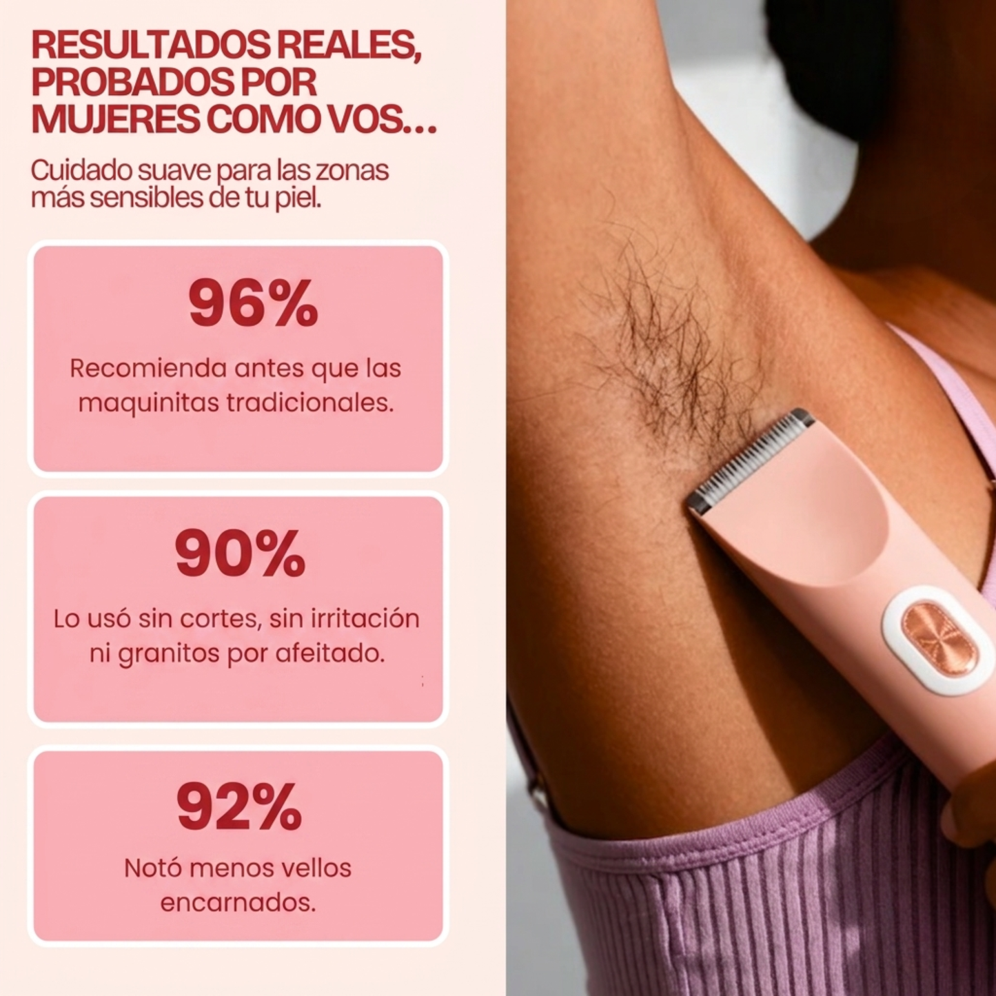 LASHE MELIRA® | DEPILACIÓN SUAVE, SIN DOLOR NI IRRITACIÓN.